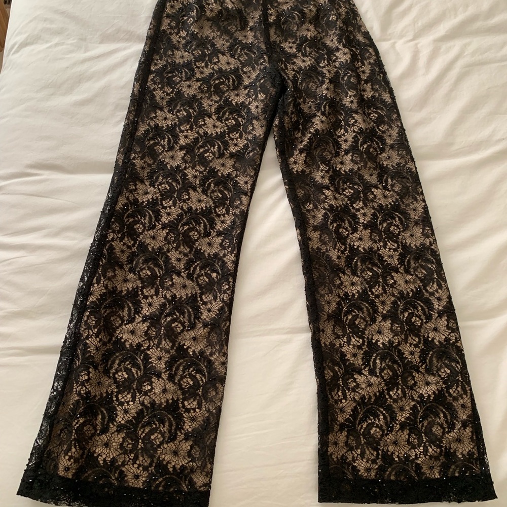 Black Lace Pants
